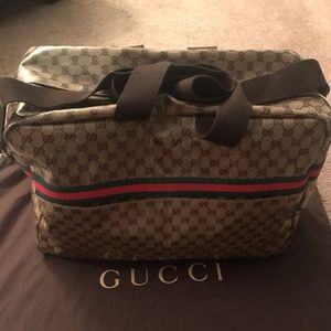 Gucci Monogram Luggage Bag